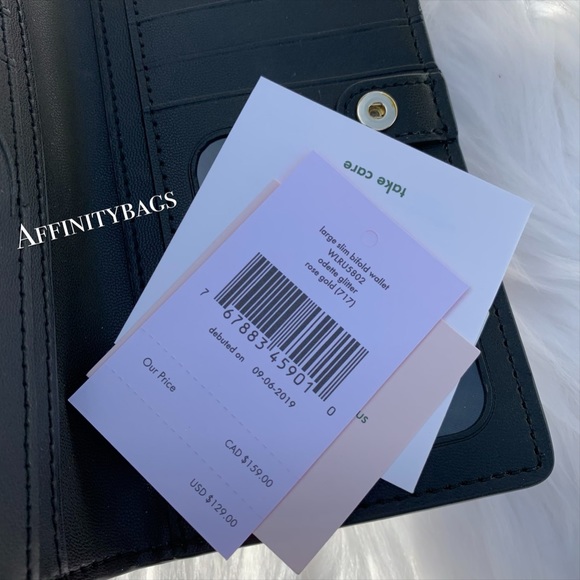 WLRU5802 Kate Spade large bifold wallet odette NWT - Picture 7 of 7